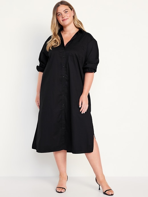 Image number 6 showing, Loose Midi Shirt Dress