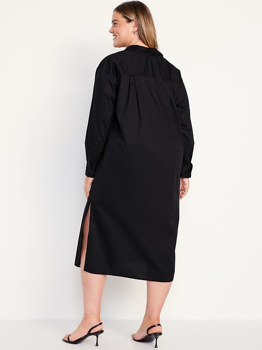 Image number 7 showing, Loose Midi Shirt Dress