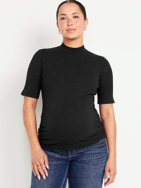 Maternity Mock-Neck Top