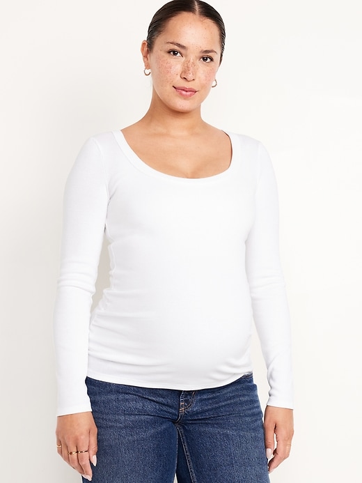 Image number 1 showing, Maternity Long Sleeve T-Shirt