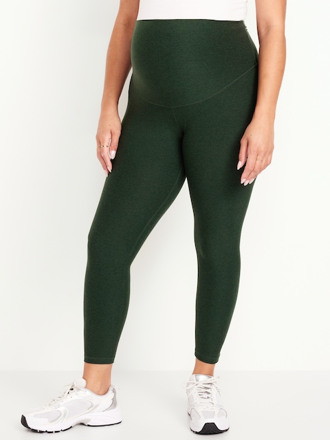 Maternity Full-Panel CloudComfy 7/8 Leggings - Dark Bottle
