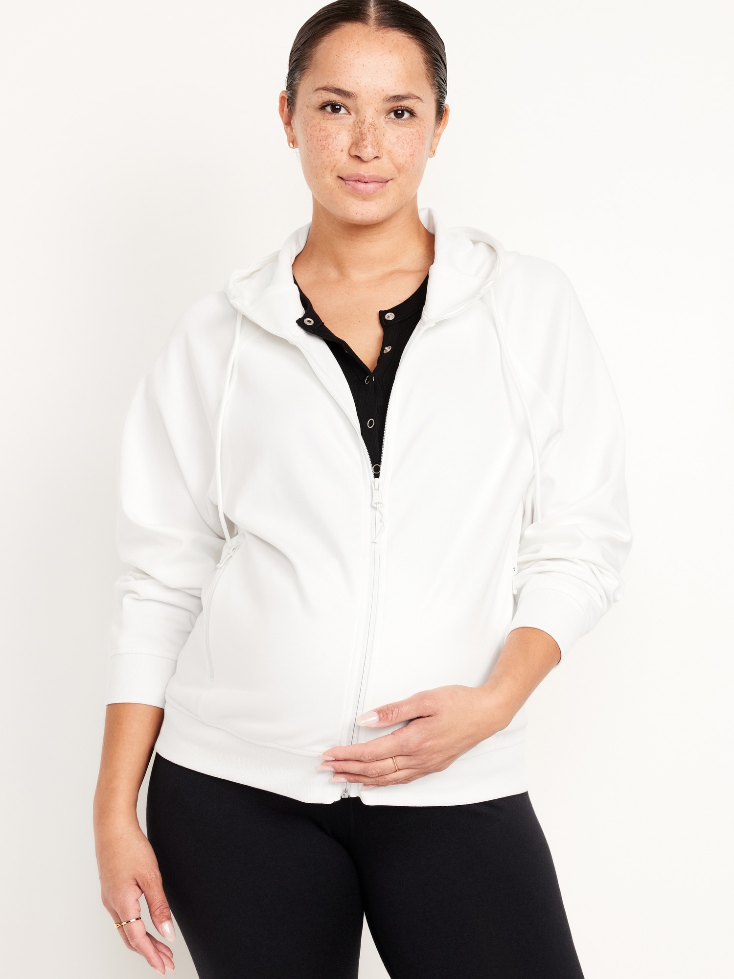 Maternity Dynamic Fleece Full-Zip Hoodie