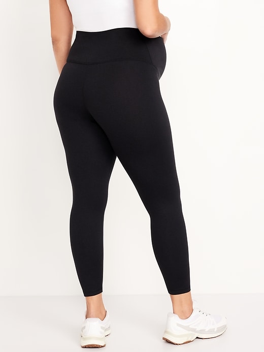 Image number 5 showing, Maternity Full-Panel CloudComfy 7/8 Leggings