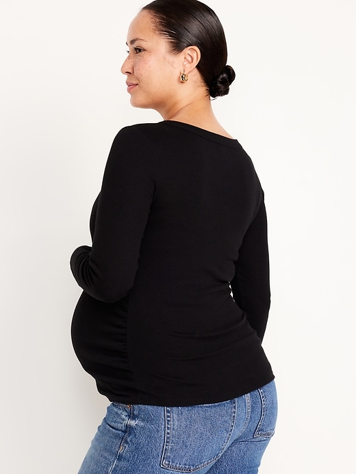 Image number 6 showing, Maternity Long Sleeve T-Shirt