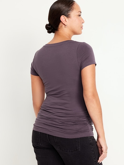 Image number 2 showing, Maternity Scoop-Neck T-Shirt