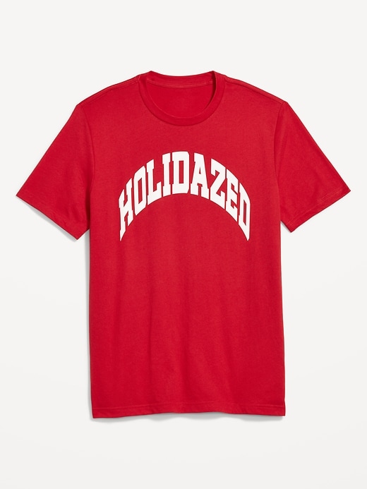 View large product image 1 of 1. Holiday-Graphic T-Shirt