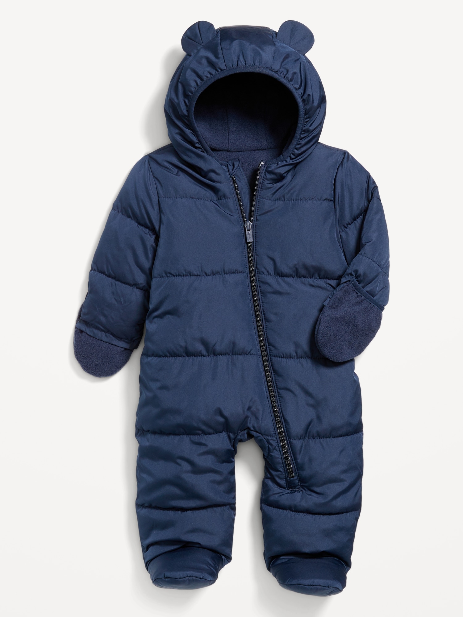 Unisex Water-Resistant Frost Free Puffer Snowsuit for Baby - Blue