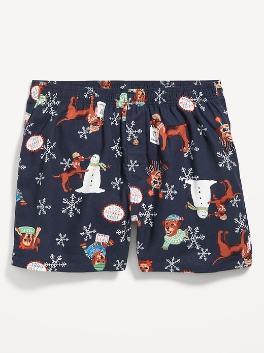 View large product image 1 of 1. Flannel Boxer Shorts