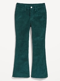 View large product image 4 of 4. High-Waisted Corduroy Flare Jeans for Girls