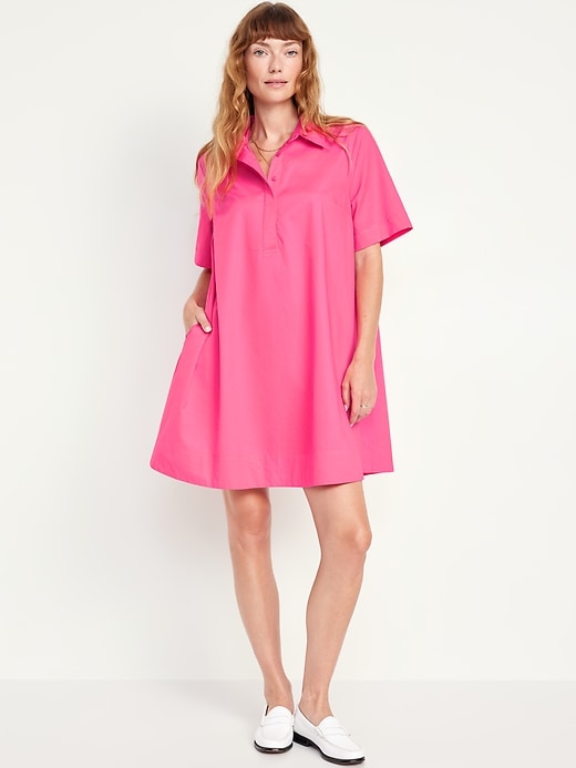 Image number 1 showing, Mini Shirt Dress