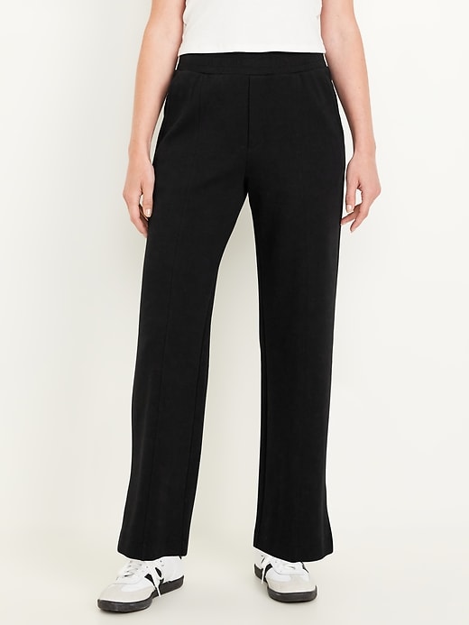 Image number 1 showing, High-Waisted Dynamic Fleece Trouser Pants