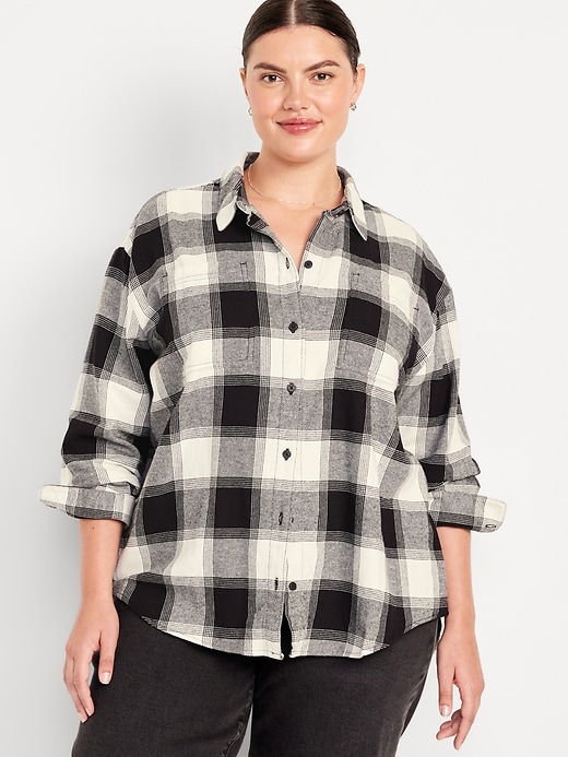 Image number 7 showing, Button-Down Flannel Tunic