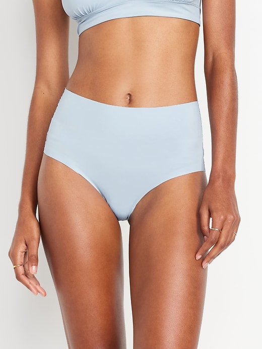 View large product image 1 of 8. High-Waisted No-Show Brief Underwear