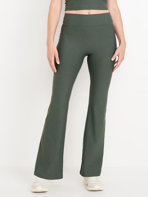 Extra High-Waisted PowerSoft Flare Leggings - Dark Ivy