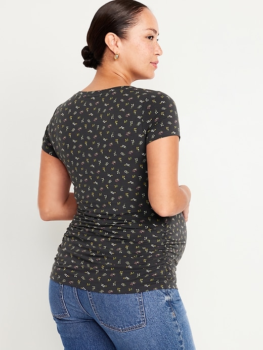 Image number 2 showing, Maternity Scoop-Neck T-Shirt