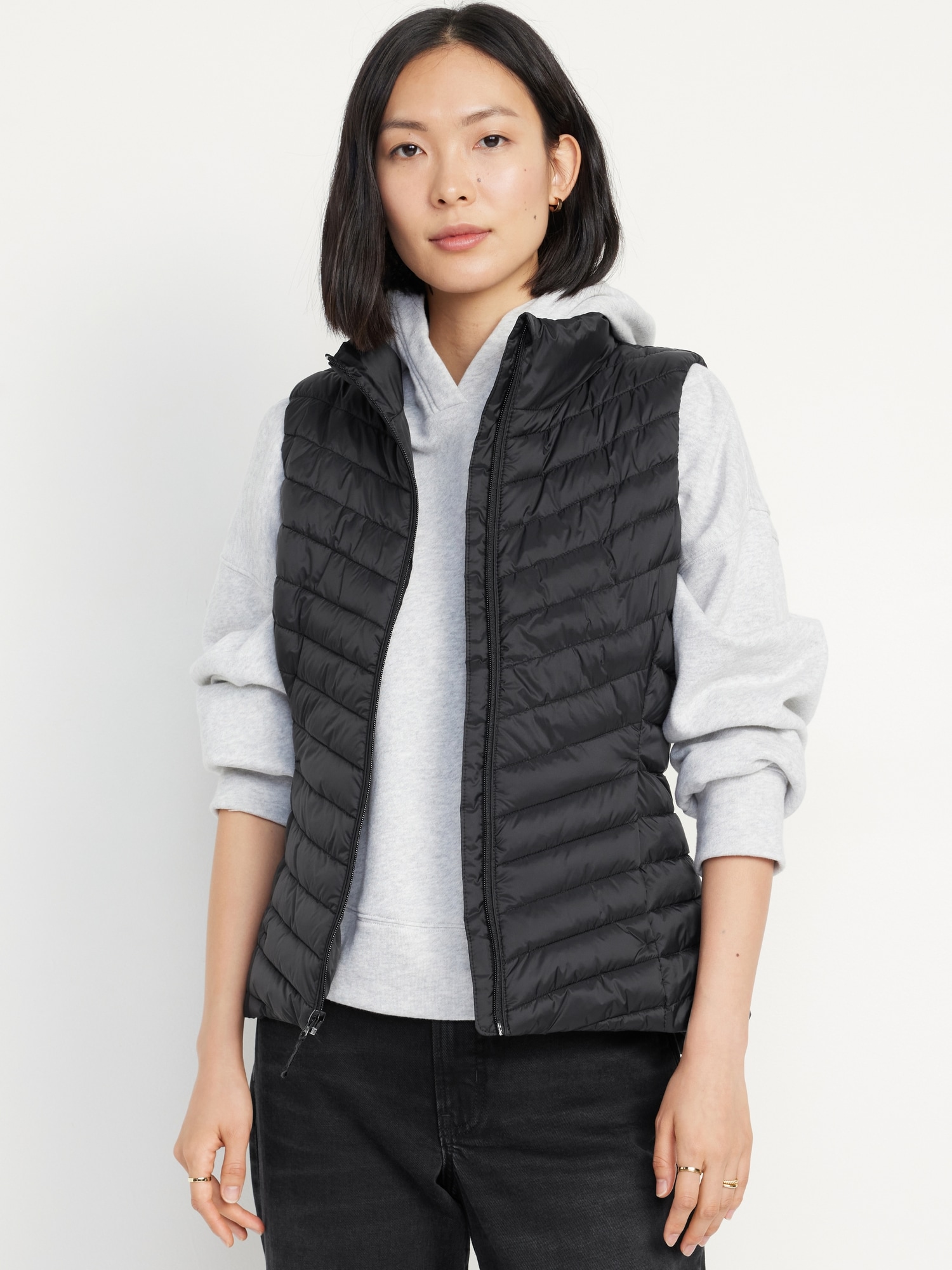 Narrow Channel Puffer Vest Old Navy