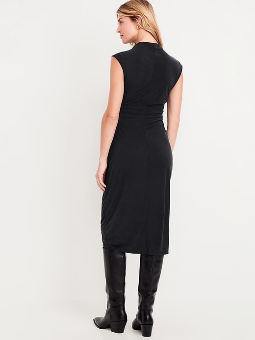 Image number 2 showing, Ruched Midi Dress