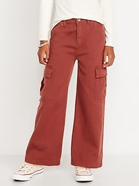 Image number 1 showing, Baggy Cargo Pants for Girls