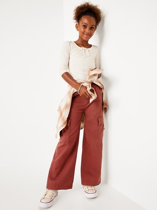Image number 3 showing, Baggy Cargo Pants for Girls