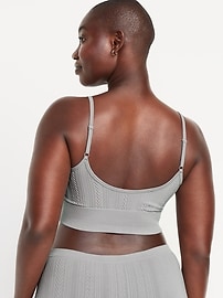 View large product image 6 of 8. Seamless Longline Bralette