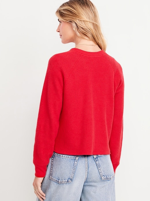 Image number 2 showing, Cozy Thermal-Knit Henley