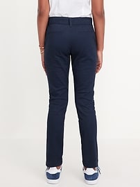 Image number 2 showing, Skinny School Uniform Pants for Girls