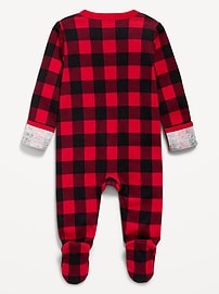 View large product image 3 of 3. 2-Way-Zip Printed Sleep &amp; Play Footed One-Piece for Baby