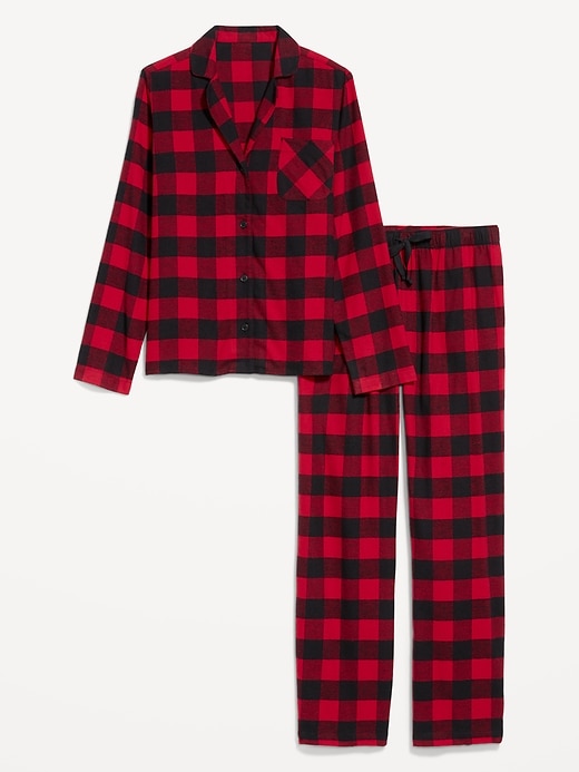 Image number 4 showing, Flannel Pajama Set for Women