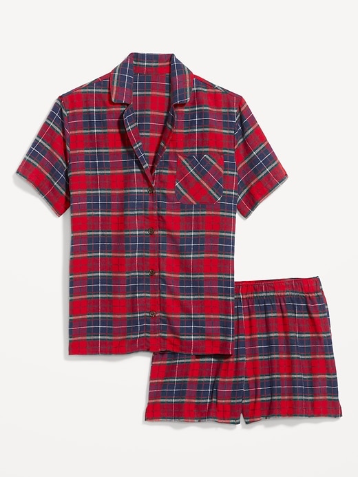 Image number 4 showing, Flannel Pajama Short Set