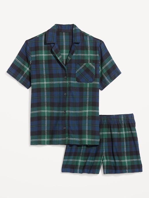 Image number 4 showing, Flannel Pajama Short Set