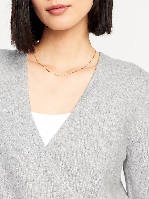 Image number 5 showing, SoSoft Tie-Waist Sweater