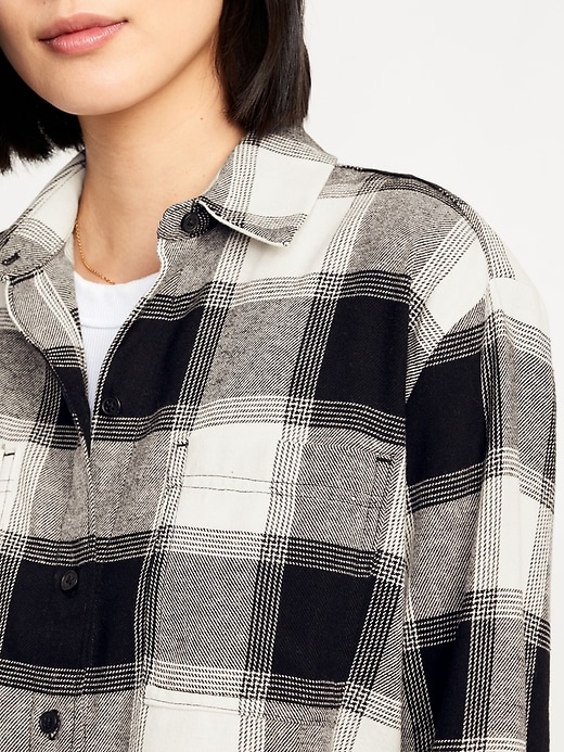 Image number 4 showing, Button-Down Flannel Tunic