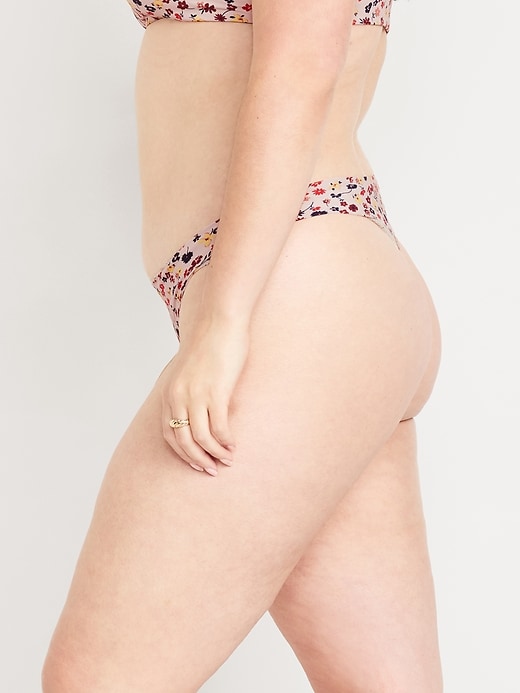 Image number 6 showing, Low-Rise No-Show Thong