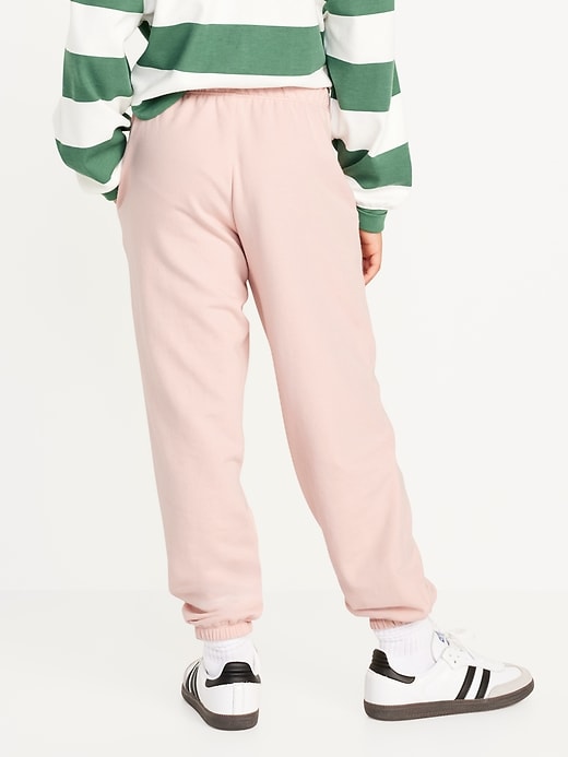 View large product image 2 of 4. Vintage High-Waisted Jogger Sweatpants for Girls