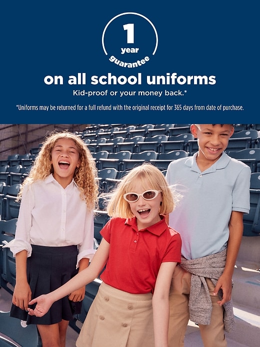 View large product image 2 of 2. School Uniform Polo Shirt 3-Pack for Boys