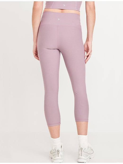 Image number 8 showing, High-Waisted PowerSoft Crop Leggings