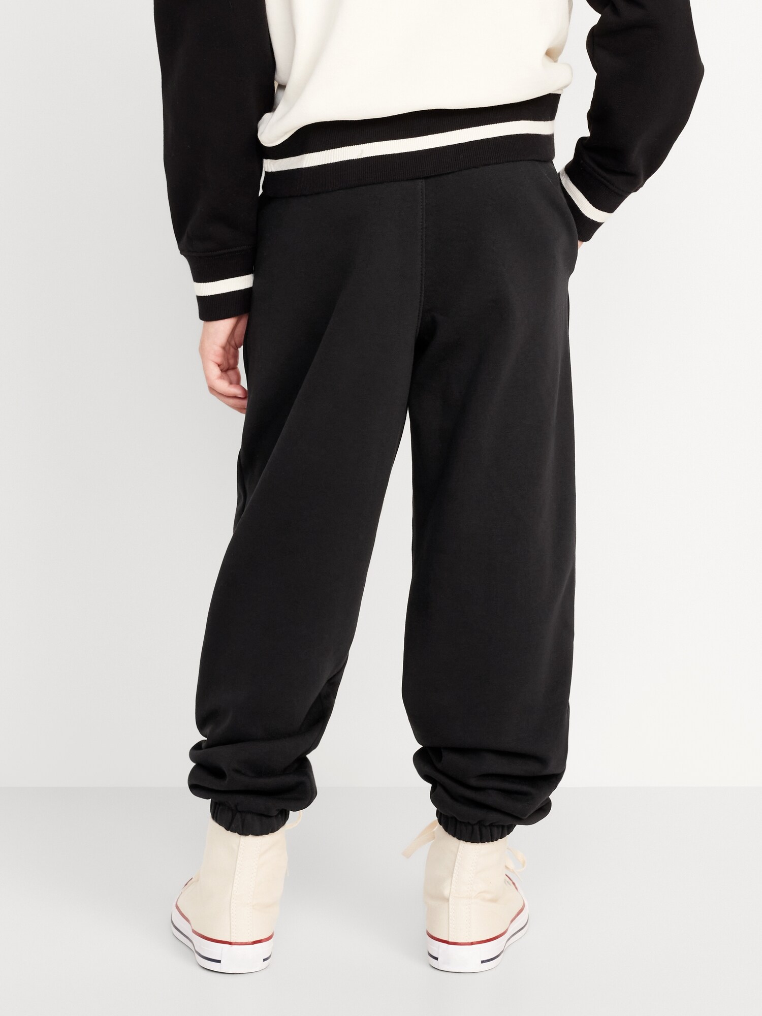 Брюки Old Navy Favorite Fleece Baggy Jogger Sweatpants для мальчиков, цвет: Чёрный, вариант 1 — фото 2