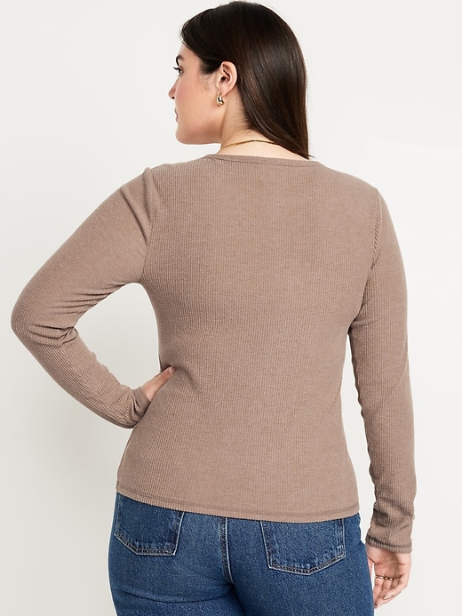 Image number 6 showing, Plush-Knit Long-Sleeve T-Shirt