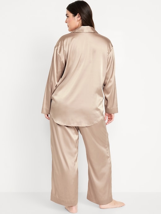 Image number 6 showing, Satin Pajama Pant Set