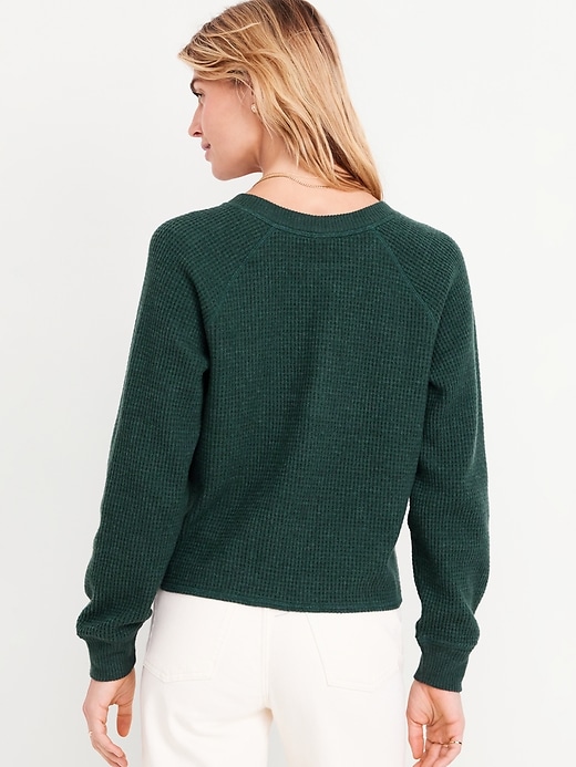 Image number 2 showing, Cozy Thermal-Knit Henley