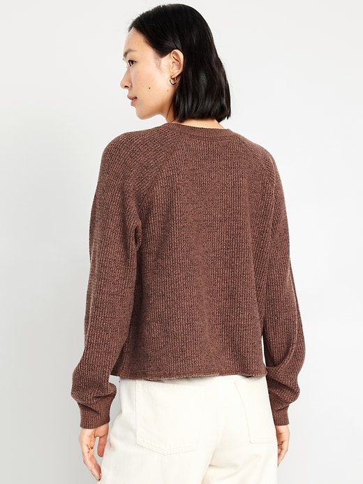 Image number 7 showing, Cozy Thermal-Knit Henley