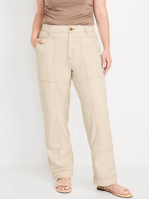 Image number 5 showing, High-Waisted Utility Pants