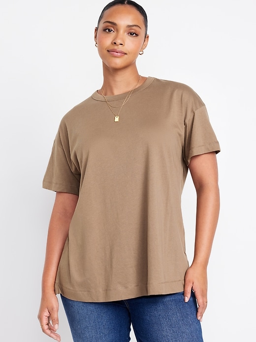 Image number 4 showing, Oversized EveryWear Tunic T-Shirt