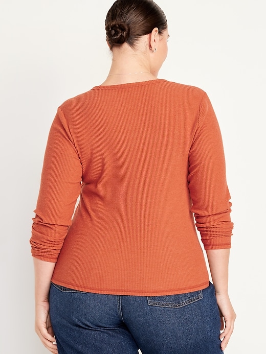 Image number 8 showing, Slim Plush-Knit T-Shirt