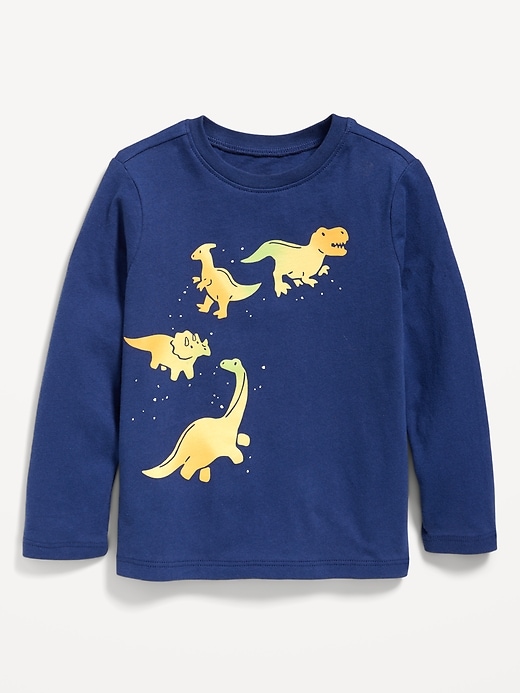 View large product image 1 of 1. Long-Sleeve Graphic T-Shirt for Toddler Boys