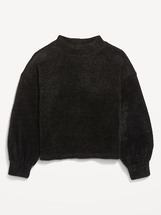 View large product image 2 of 3. Cozy Mock-Neck Chenille Sweater for Girls