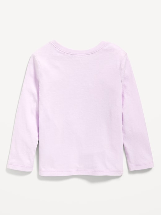 View large product image 2 of 2. Long-Sleeve Graphic T-Shirt for Toddler Girls