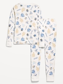 View large product image 3 of 4. Gender-Neutral Graphic Snug-Fit Pajama Set for Kids