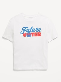 View large product image 4 of 4. Old Navy x Rock the Vote Gender-Neutral T-Shirt for Kids