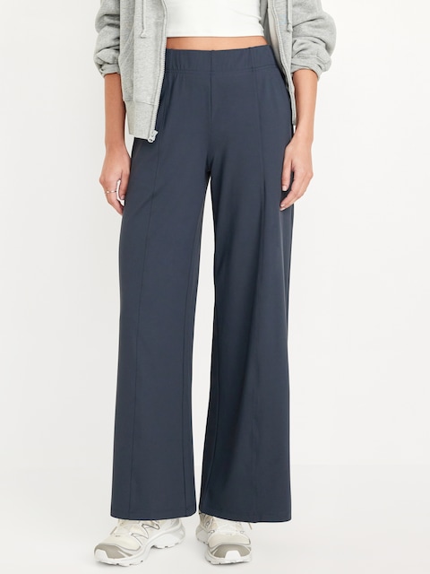 High-Waisted PowerSoft Trouser Pants - Dusk Navy
